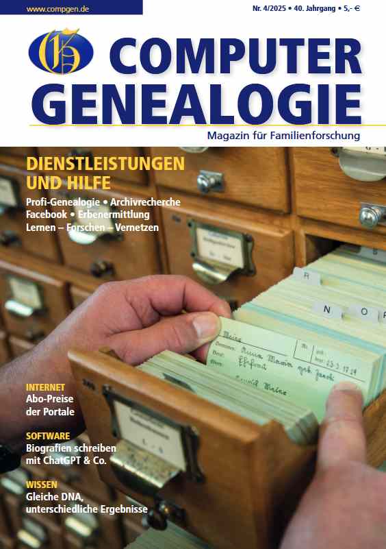 Titel CG Heft 4/2025 mit Dienstleistungen und Hilfe