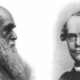 Charles Darwin und Gregr Mendel