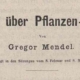 Gregor Johann Mendel: Versuche