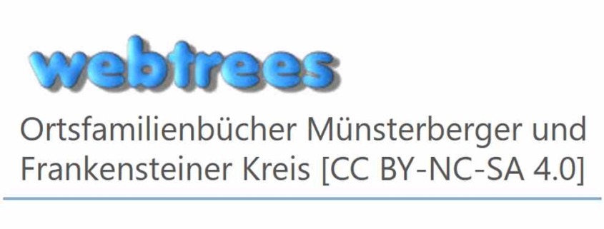 Münsterberg Webtrees Vortrag