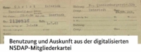 NSDAP-Mitgliederkartei (Quelle: Bundesarchiv)