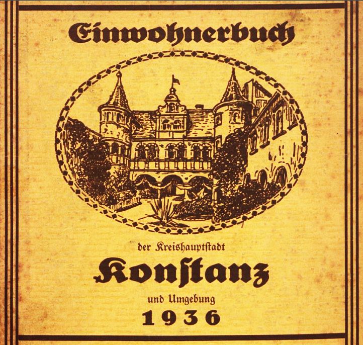 Konstanz 1936 ist eines der drei neue Adressbücher im April 2026