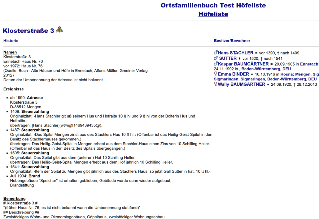 OFB Höfeliste
