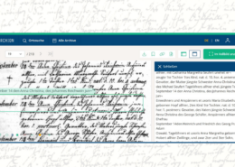 Archion Kirchenbücher mit Texterkennung
