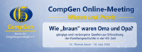 CompGen Online-Meeting am 18.06.2026: Wie „braun“ waren Oma und Opa? – Familiengeschichte in der NS-Zeit