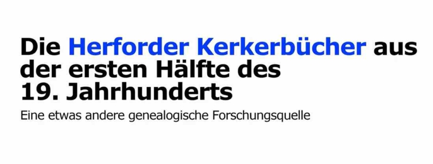 Herforder Kerkerbücher
