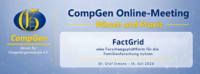 CompGen Online-Meeting am 16.07.2026- FactGrid – eine Forschungsplattform für die Familienforschung nutzen