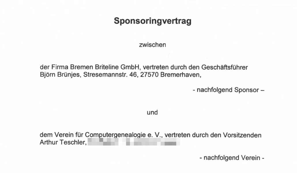 Mit dem Sponsoringvertrag mit Briteline waren wir plötzlich online
