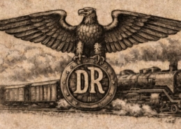 Adler vor Reichsbahnzug Quelle: VFFOW