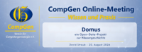 CompGen Online-Meeting am 20.08.2026: Domus – ein Open-Data-Projekt zur Häusergeschichte