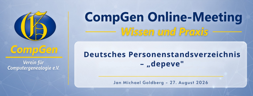 CompGen Meeting 27.8.2026