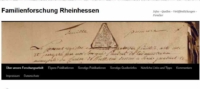 Familienforschung Rheinhessen