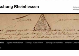 Familienforschung Rheinhessen