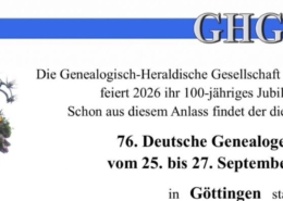 GHGG Genealogentag 2026