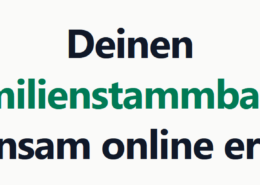 Unser Stammbaum Startseite