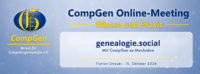 CompGen Online Meeting: genealogie.social - Mit CompGen zu Mastodon