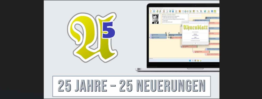 25 Jahre Ahnenblatt