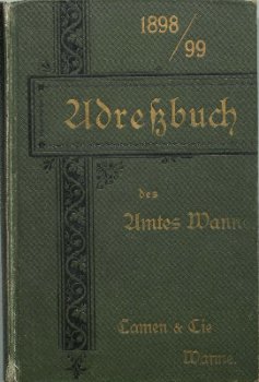 Adressbuch Amt Wanne_1898-1899
